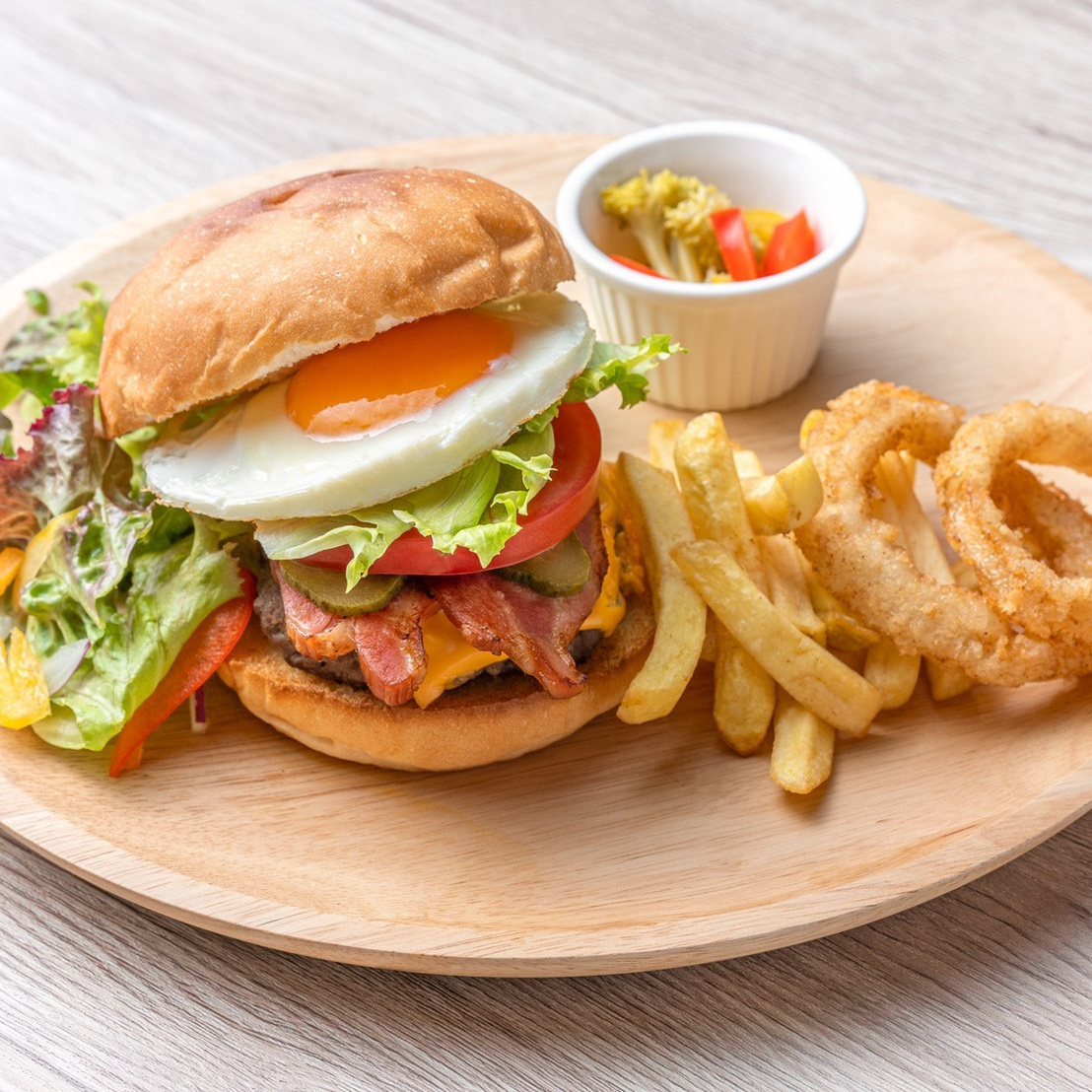 ハンバーガー　ハワイアン